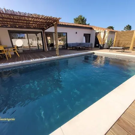 Villa Plein Pied 8 Pers Piscine Chauffee Privee Proche San Cipriano Cala Rossa Climatisation Wifi