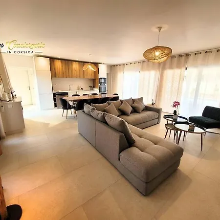 Plein Pied 8 Pers Piscine Chauffee Privee Proche San Cipriano Cala Rossa Climatisation Wifi * Lecci