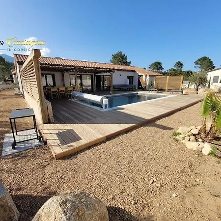 Plein Pied 8 Pers Piscine Chauffee Privee Proche San Cipriano Cala Rossa Climatisation Wifi Villa *