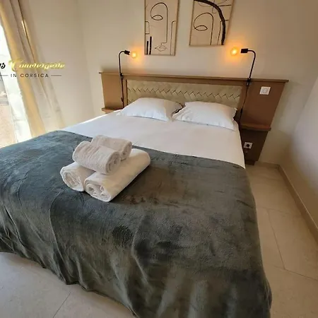 Plein Pied 8 Pers Piscine Chauffee Privee Proche San Cipriano Cala Rossa Climatisation Wifi Lecci