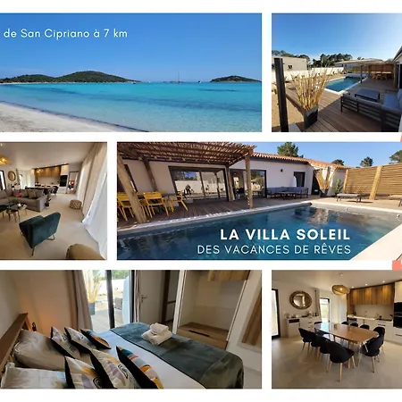 Villa Plein Pied 8 Pers Piscine Chauffee Privee Proche San Cipriano Cala Rossa Climatisation Wifi