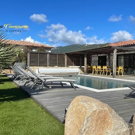 Plein Pied 8 Pers Piscine Chauffee Privee Proche San Cipriano Cala Rossa Climatisation Wifi * Lecci