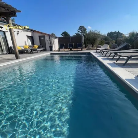 Plein Pied 8 Pers Piscine Chauffee Privee Proche San Cipriano Cala Rossa Climatisation Wifi * Lecci